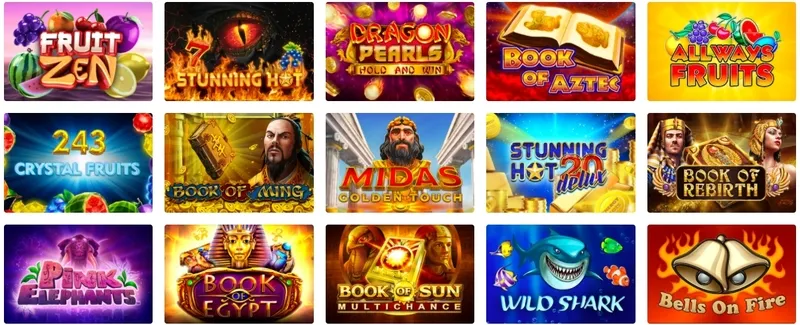 Oblíbené hry a sloty v Supercat Casino
