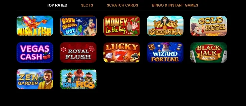 Oblíbené hry a sloty u GratoWin casino