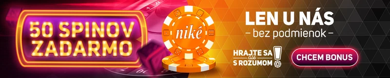 Niké Casino Bonus - 50 Free Spinov Zadarmo