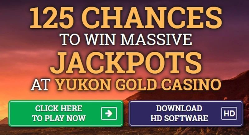 Yukon Gold Casino Bonus - 125 Free Spinov