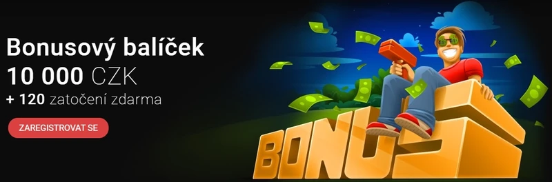 Bonusy Casinochan - 100% do 10 00 Kč a 120 extra zatočení