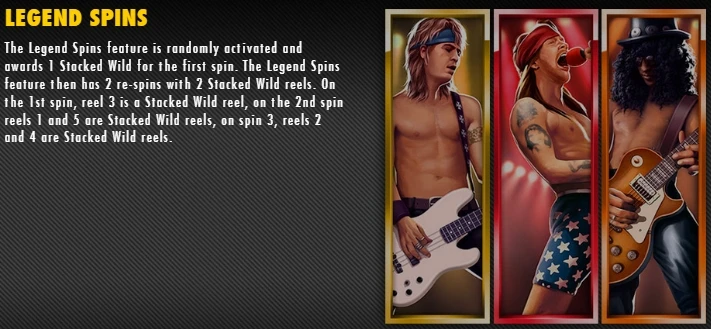 Guns N' Roses free spins