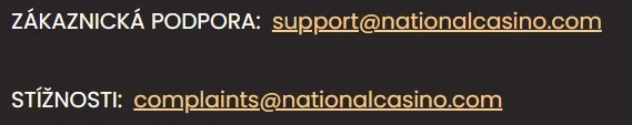 National casino support