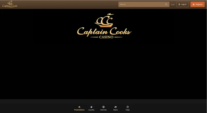 Prehľad oficiálnych stránok Casino Captain Cooks