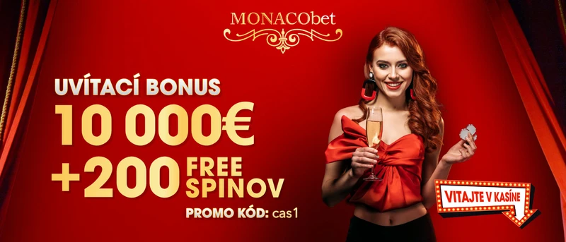 Registračný bonus MonacoBet Casino