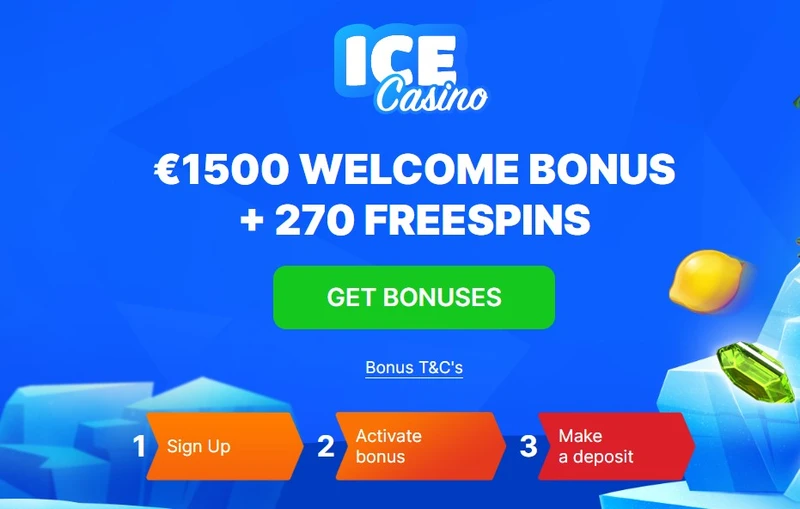 Willkommensbonus bei Ice Casino