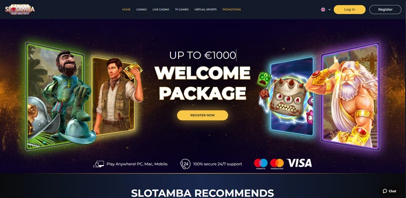 Oficiální webové stránky Slotamba casino