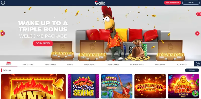Gallo Casino - Oficiálních stránek