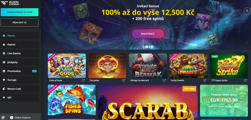 BuranCasino Oficiální webové stránky Buran Casino