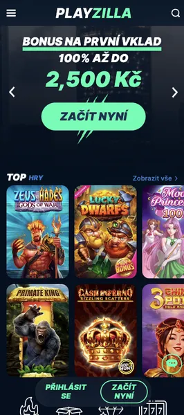 Playzilla Casino - Mobile