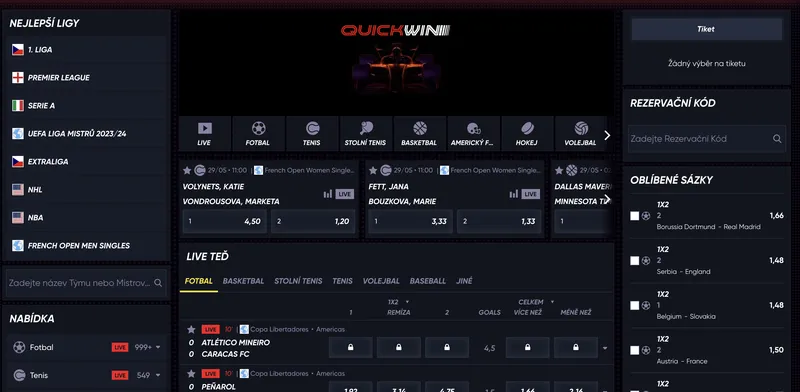 Quickwin Casino - sazeny