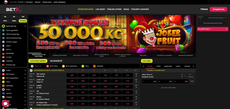 Přehled oficiálních stránek Betx Casino