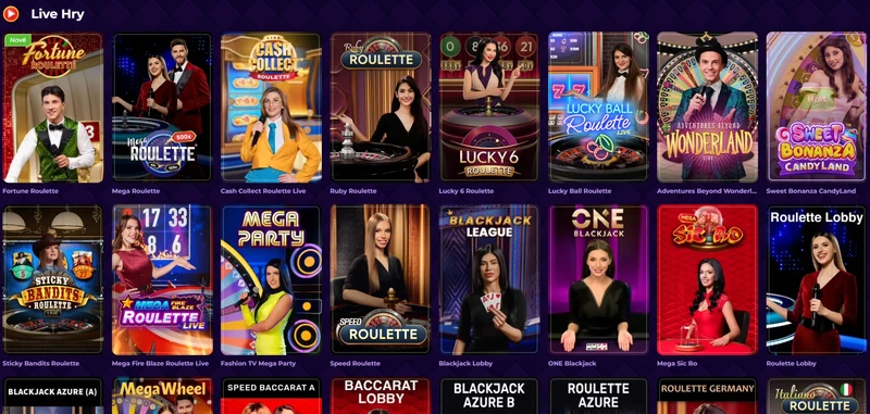 Živé casino v Royalgame Casino