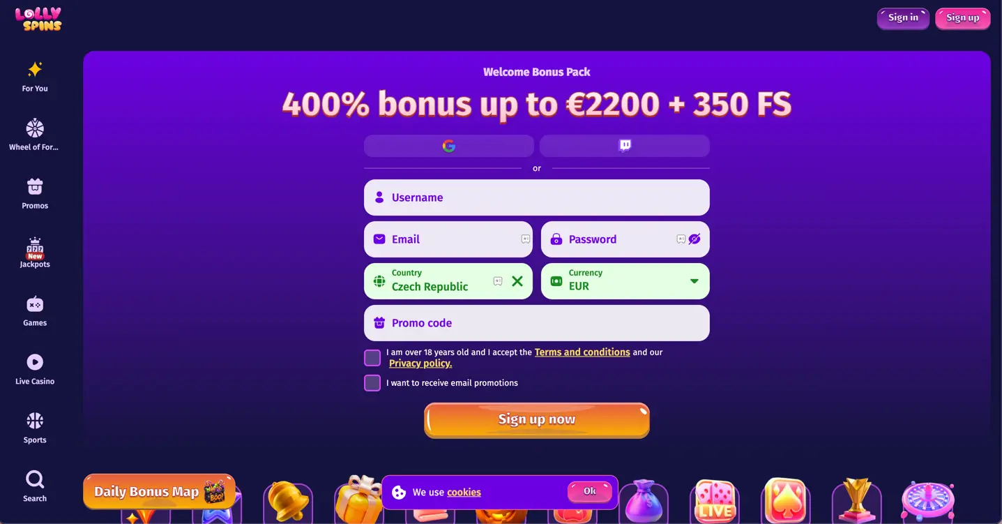lollyspins casino